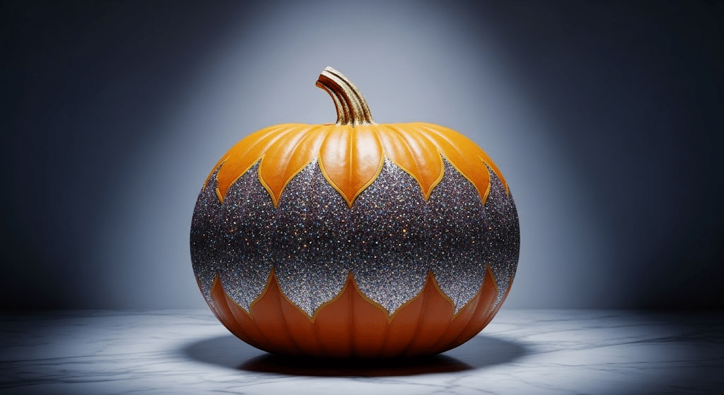 Glitter_Decorated_Pumpkin