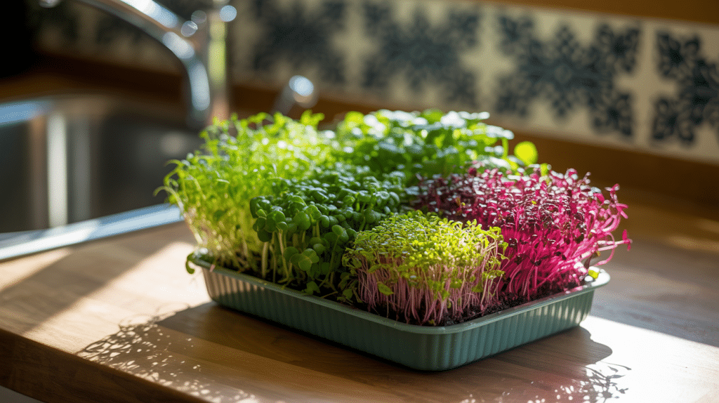 Growing Microgreens Indoors Set-Up Made Simple