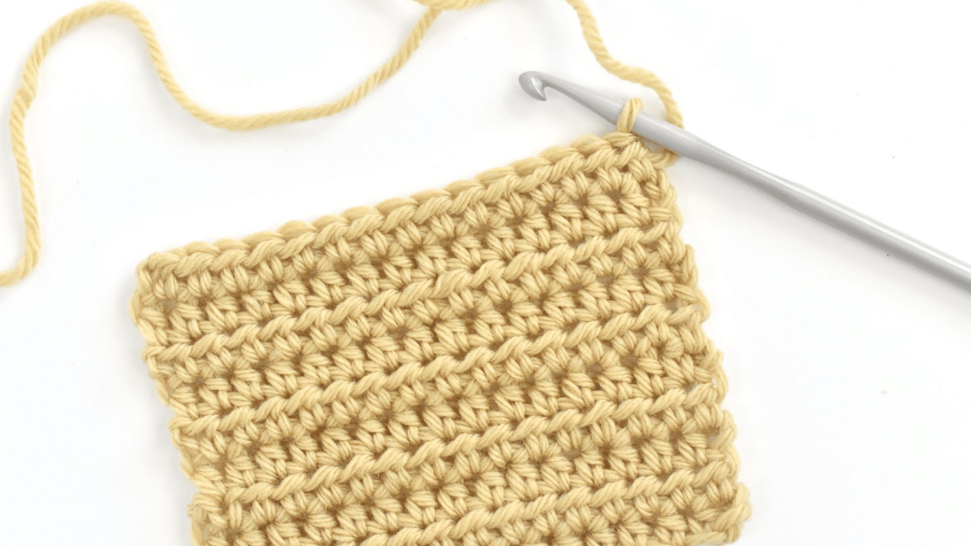 Half Double Crochet Stitch