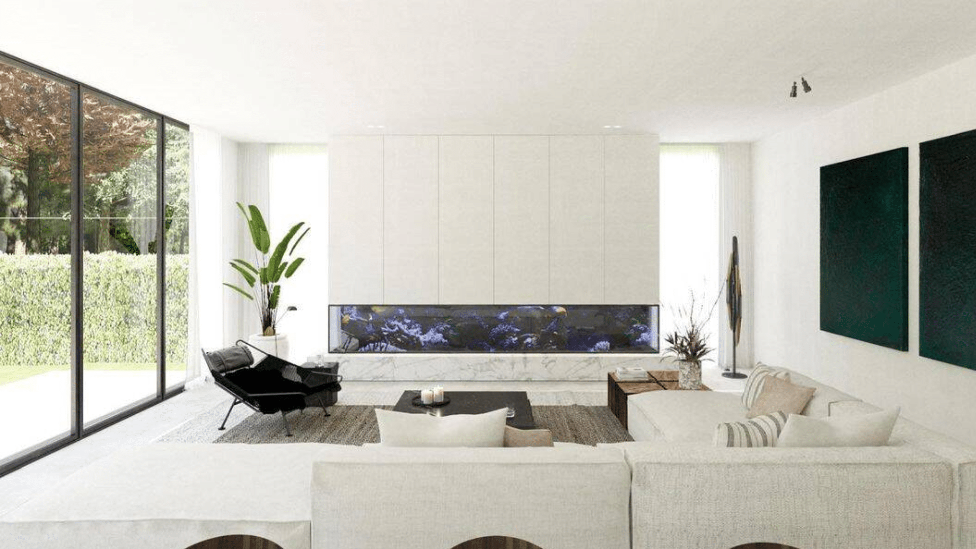 Install a Built-in Aquarium