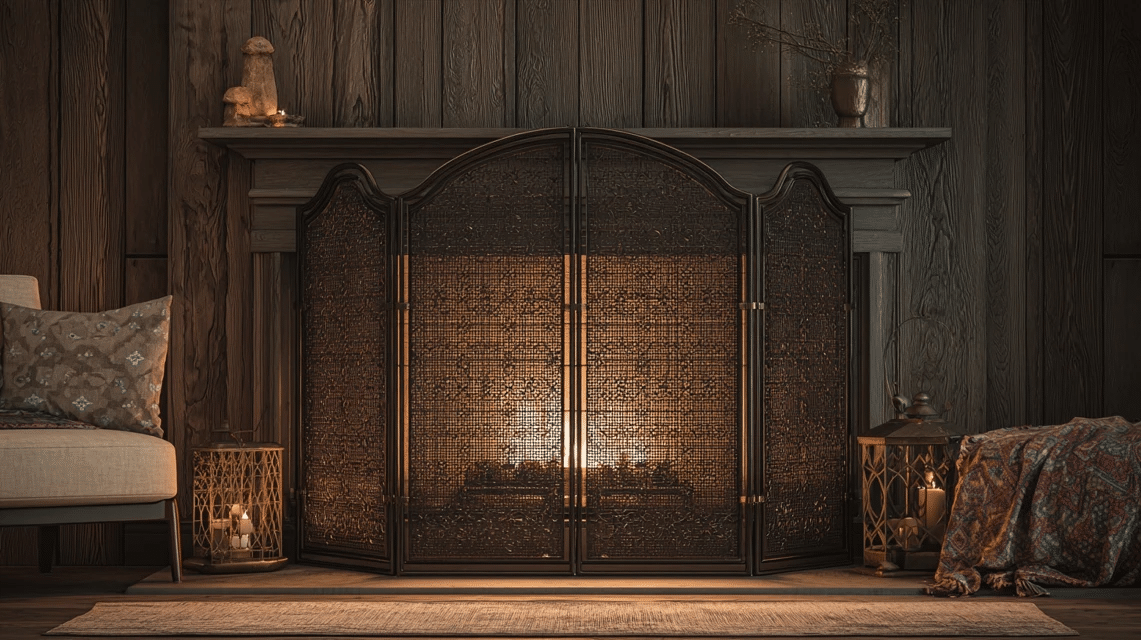 Install a Decorative Fire Screen