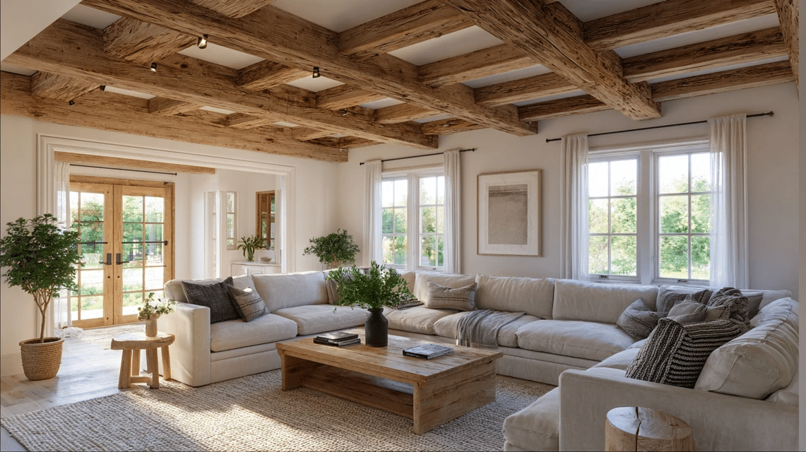 Natural Wood Beam Ceilings