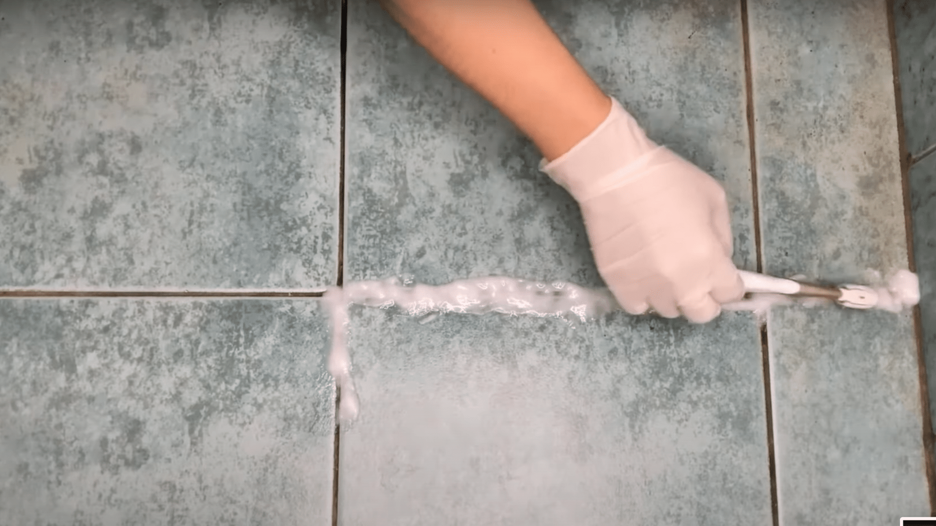 Apply the Paste to Grout Lines