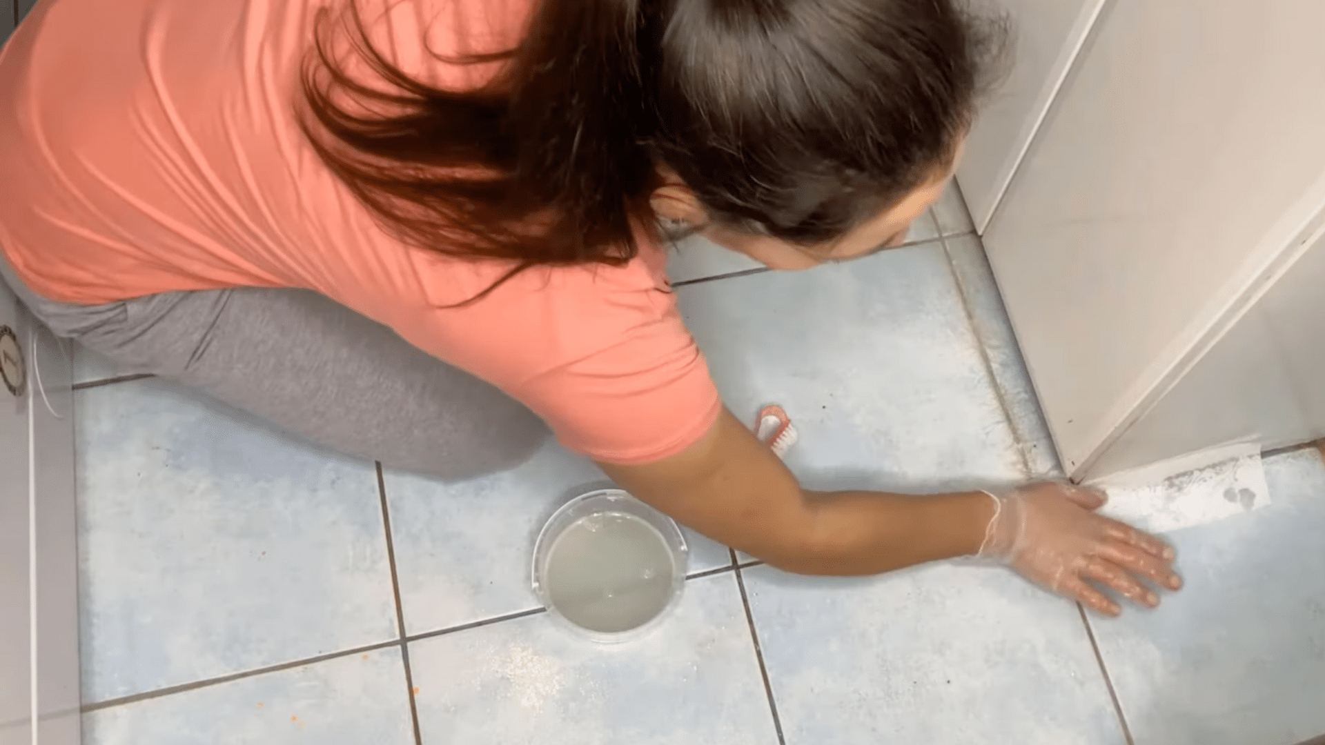 Apply and Soak with Kitchen Paper