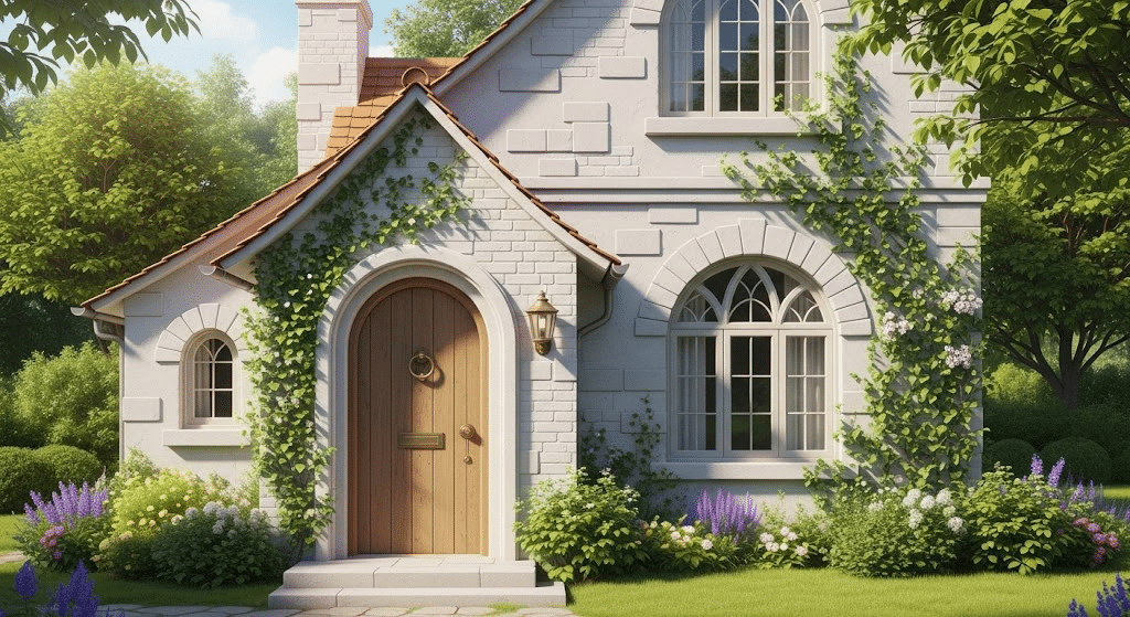 Storybook_Cottage_with_Ivy_and_Arched_Door