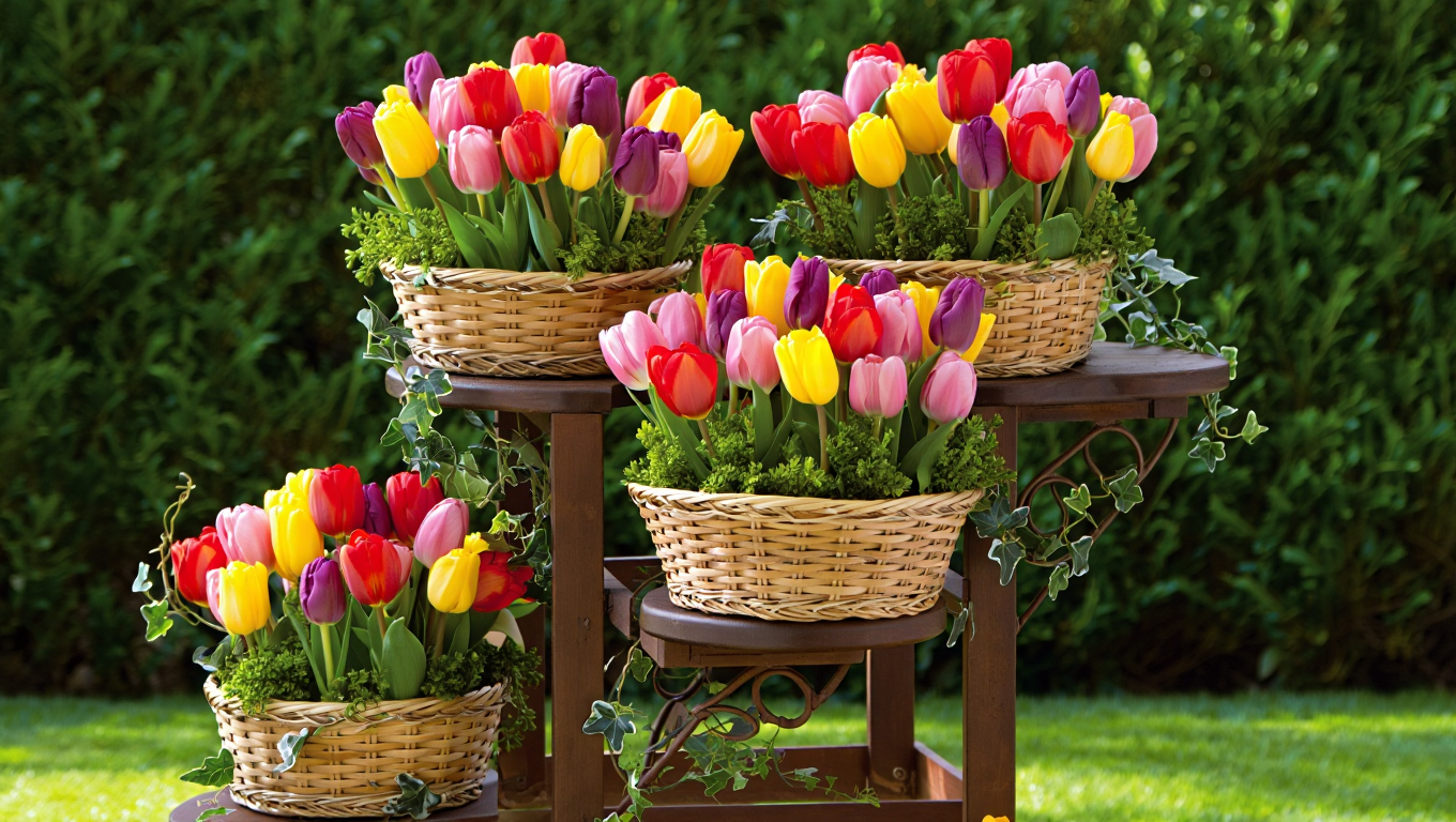 Tiered Garden Basket
