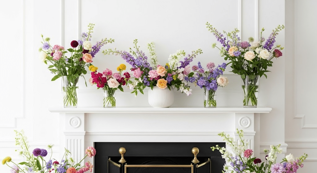 Vases with Flowers