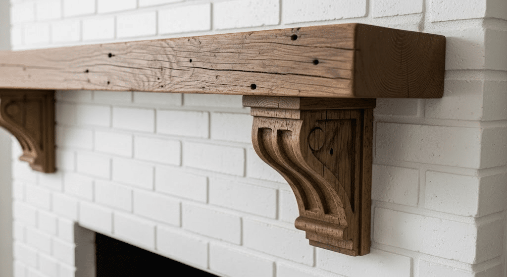 Wood Mantel