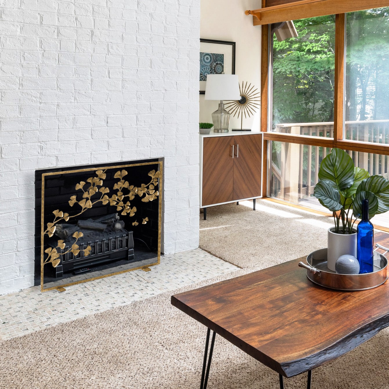 10. Fireplace Screen