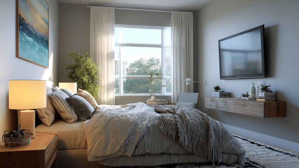 Best Bedroom TV Height for Comfortable Viewing