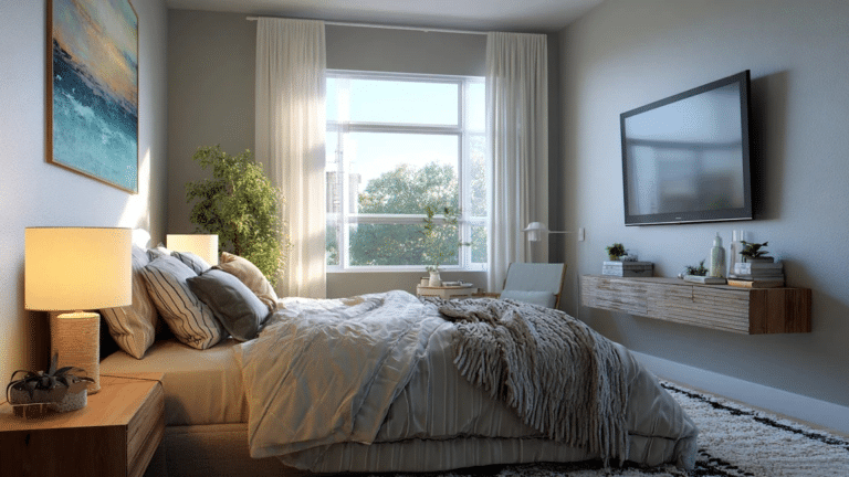 Best Bedroom TV Height for Comfortable Viewing
