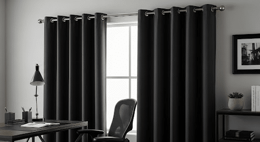 blackout curtains with grommets