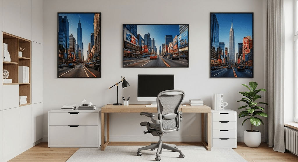 city frames for home office