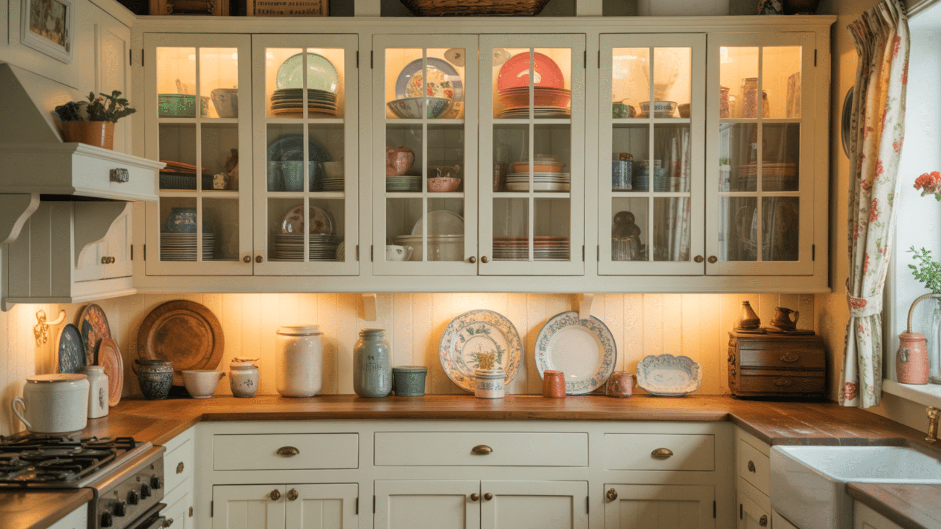 glass front cabinet doors