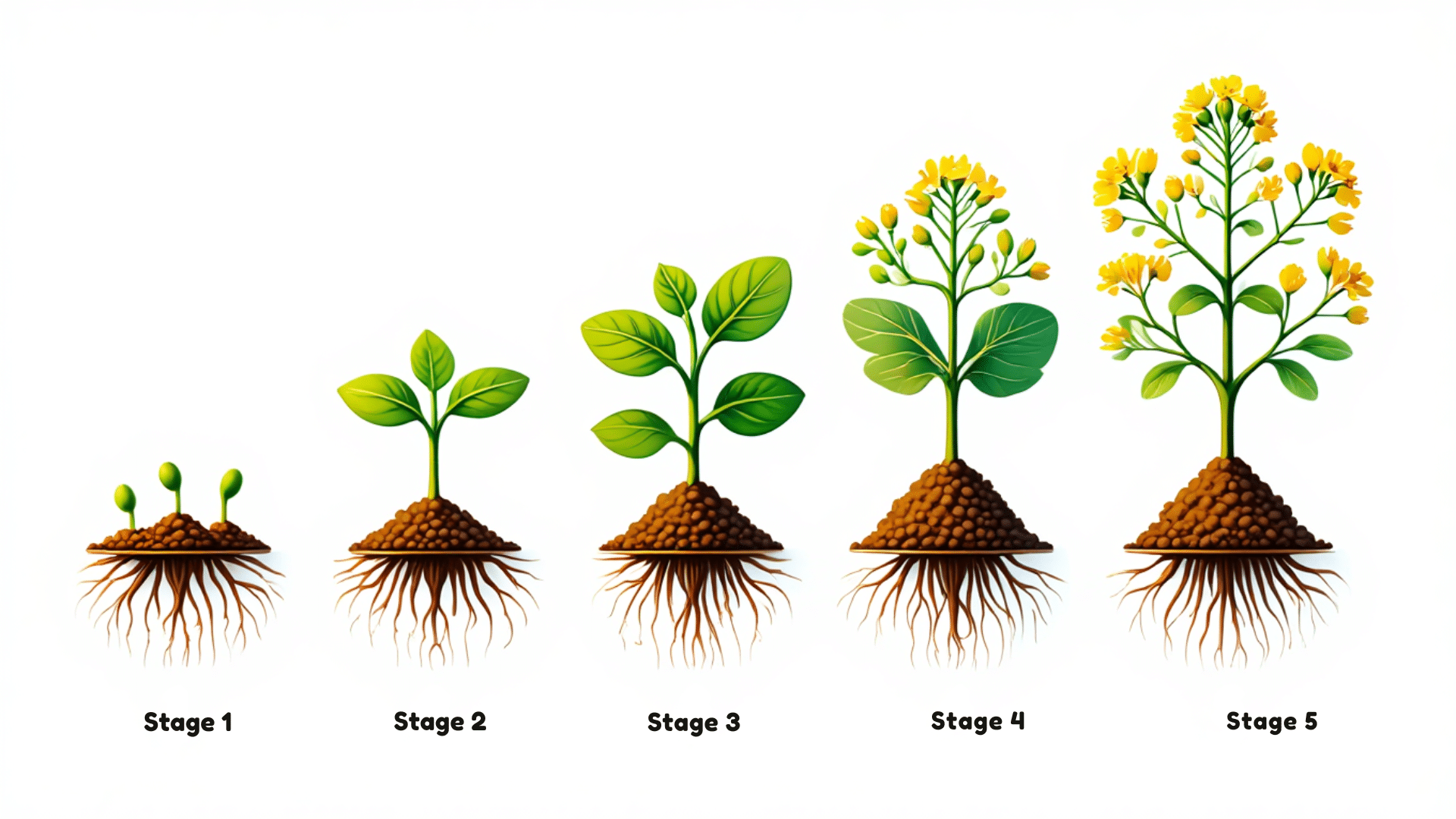 growth of a mustard seed tree