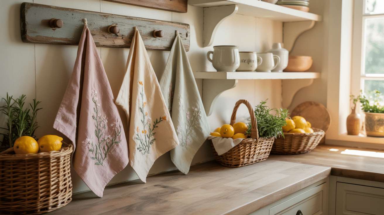 handmade dish towels
