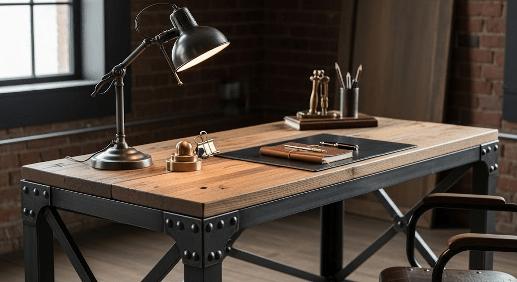 industrial desk