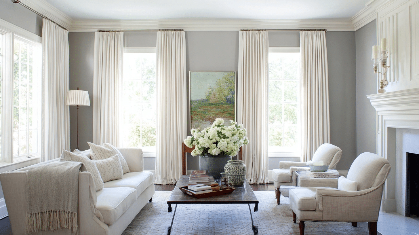 ivory curtains