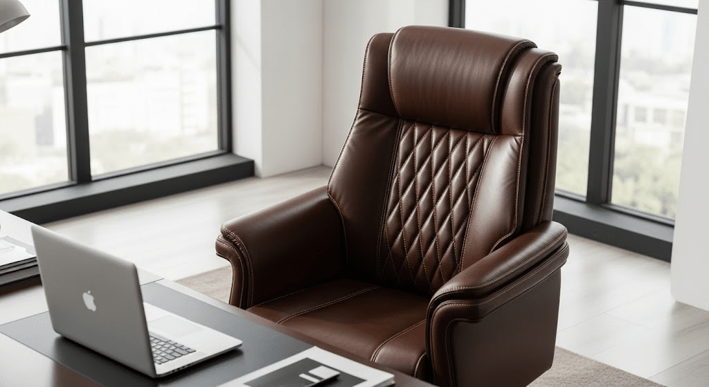 leather chair for masculine office