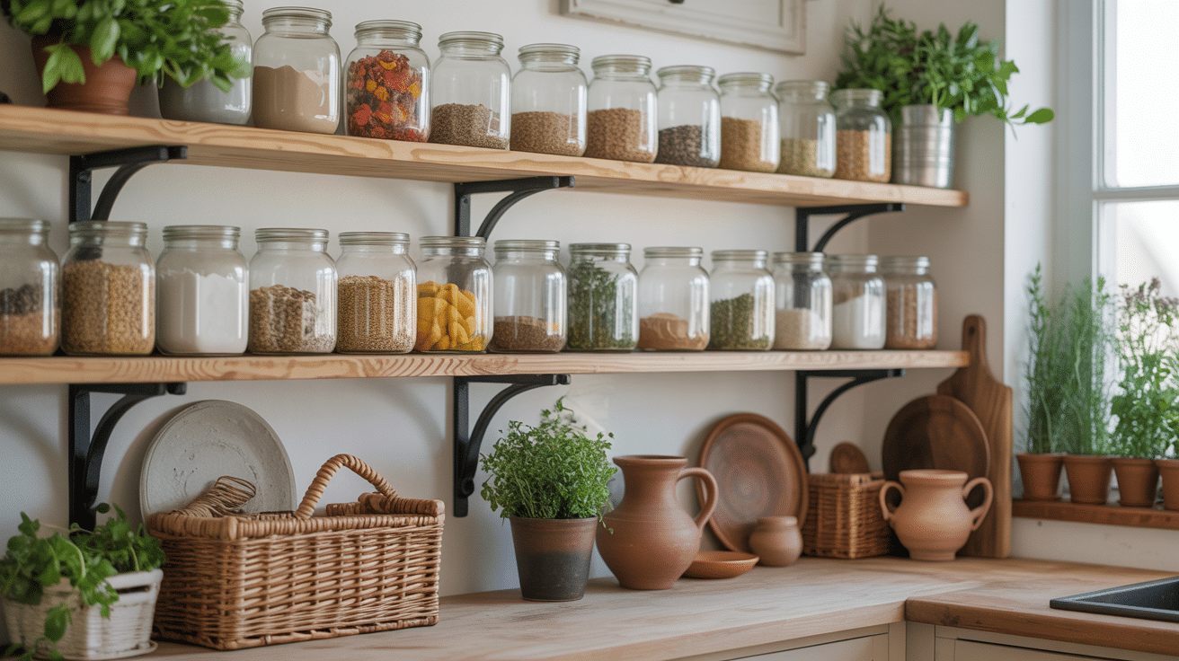 mason jar storage