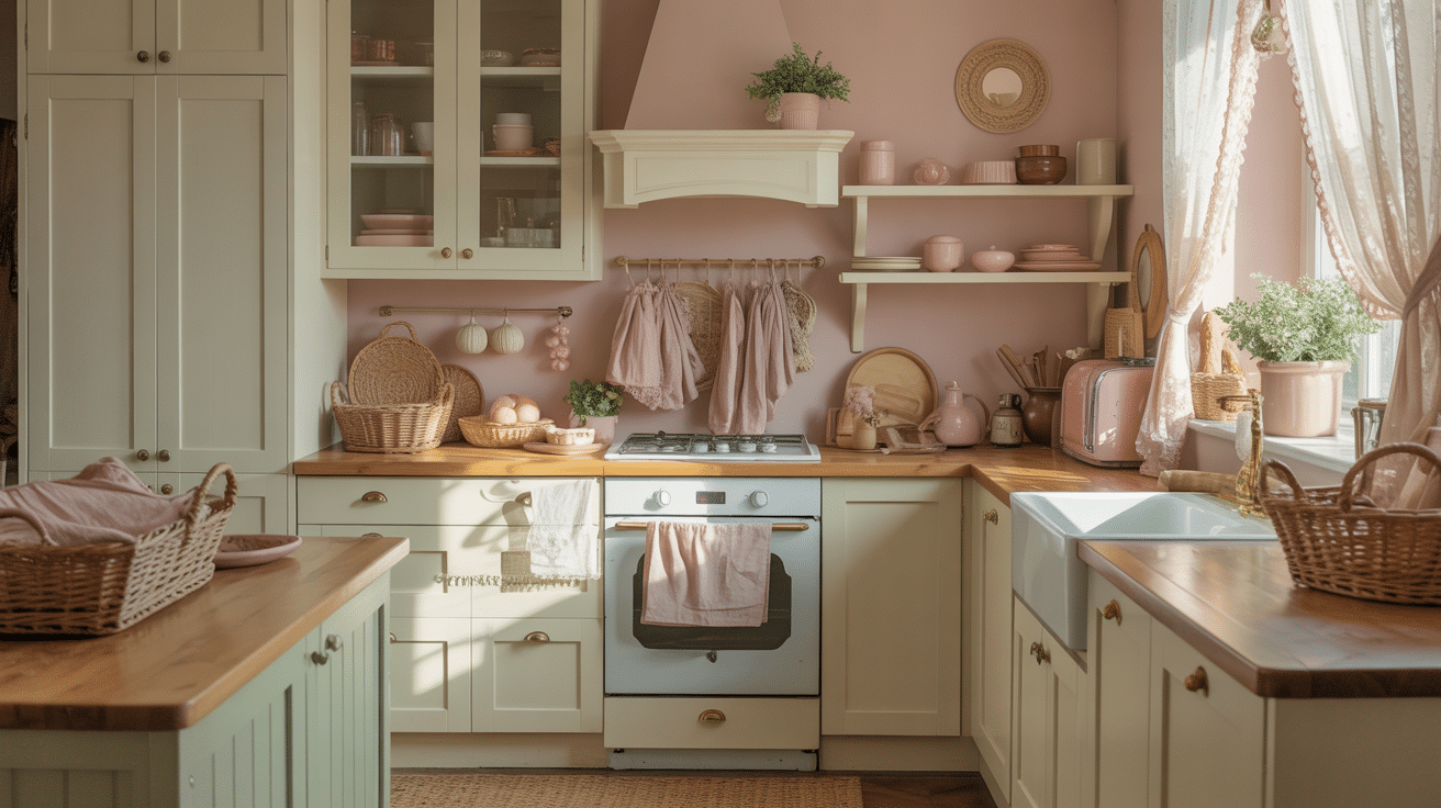 neutral and pastel color palette