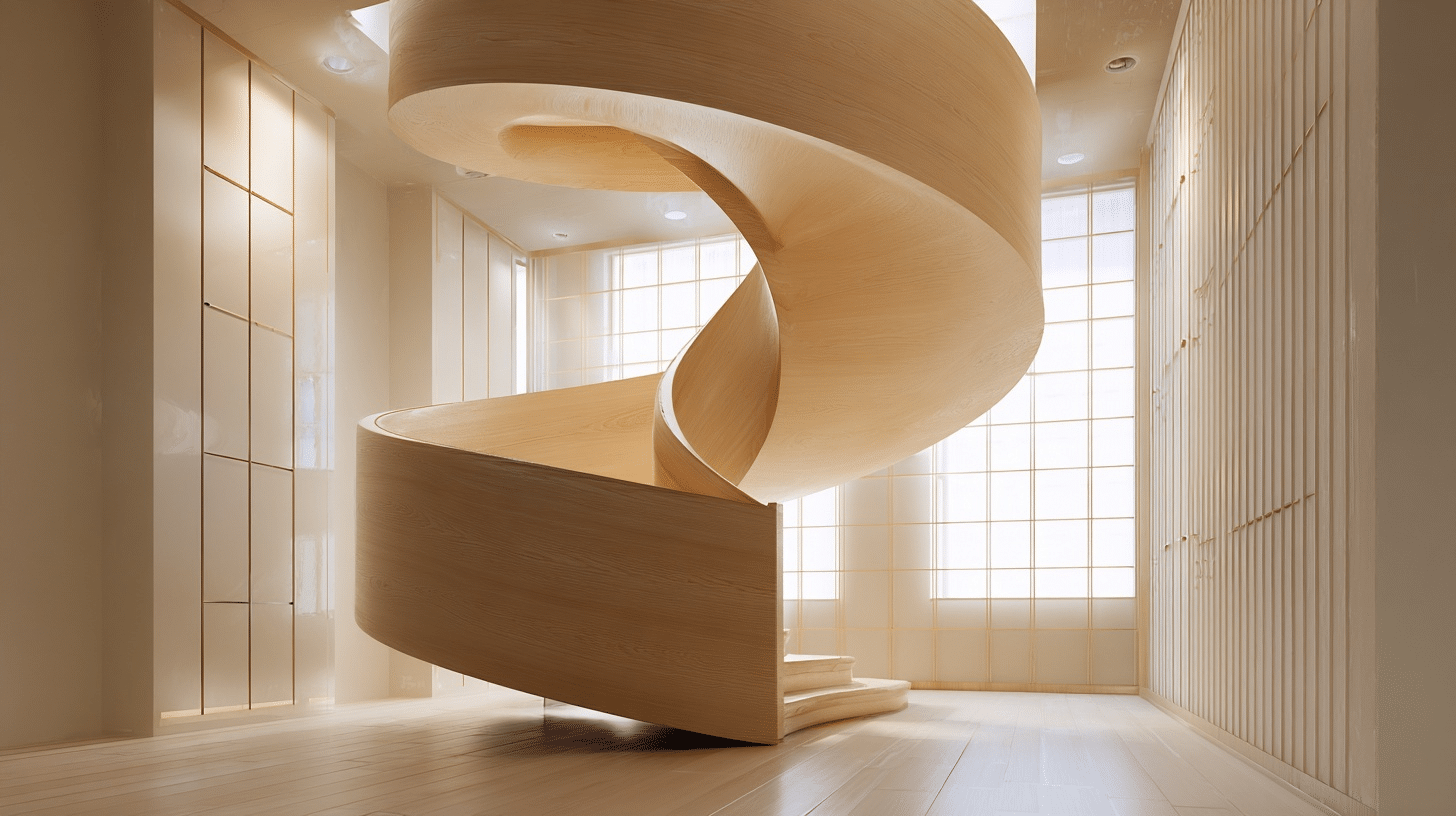 a-spiral-wooden-staircase