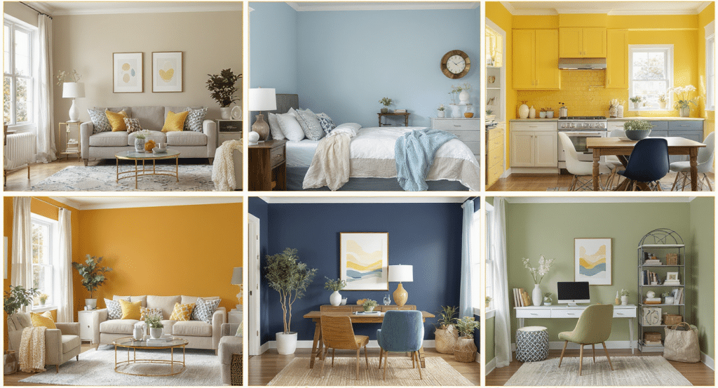 brighten your home with benjamin moore color palette