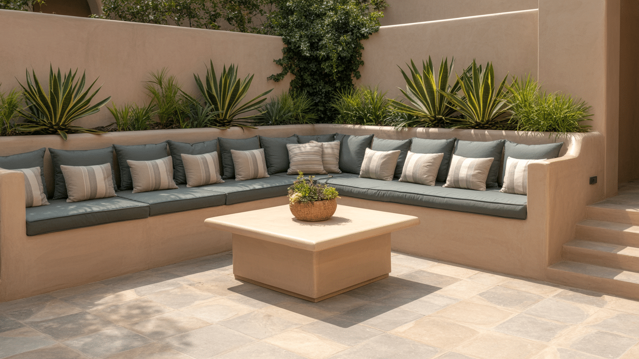 conversation pit style seating
