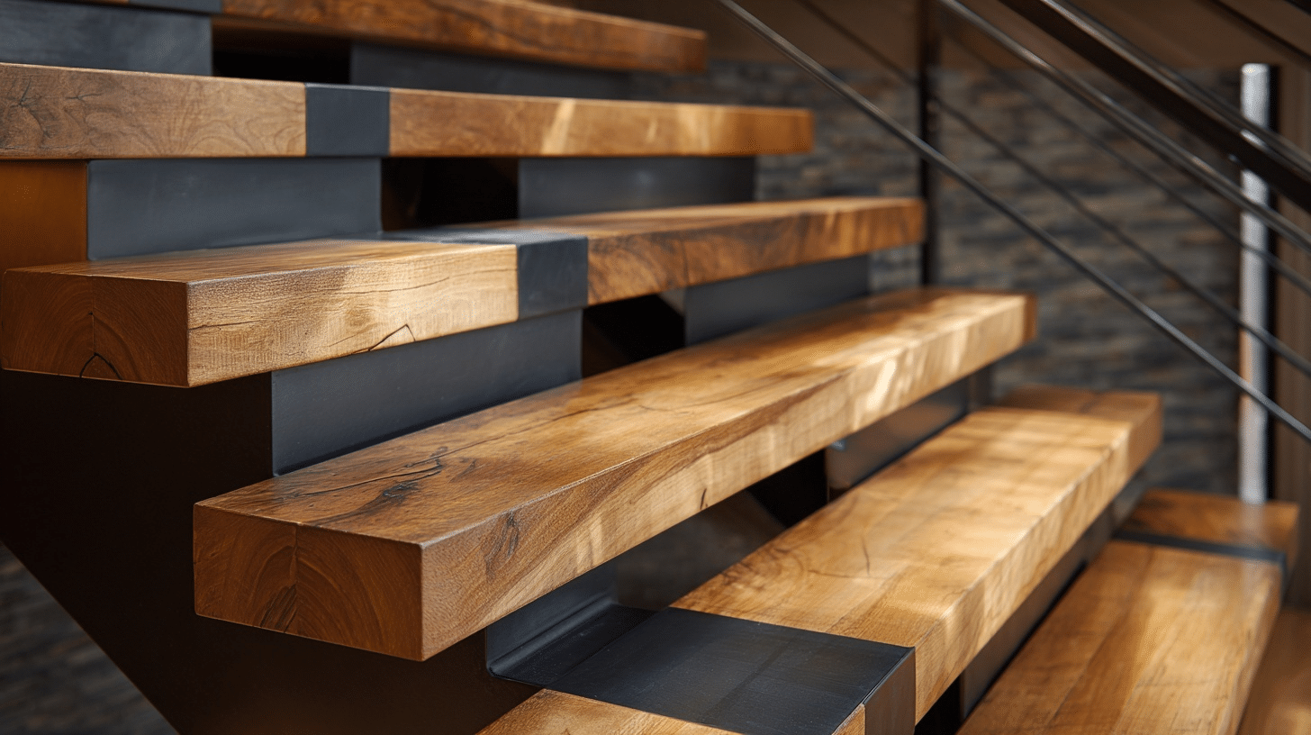 dual-material-staircase