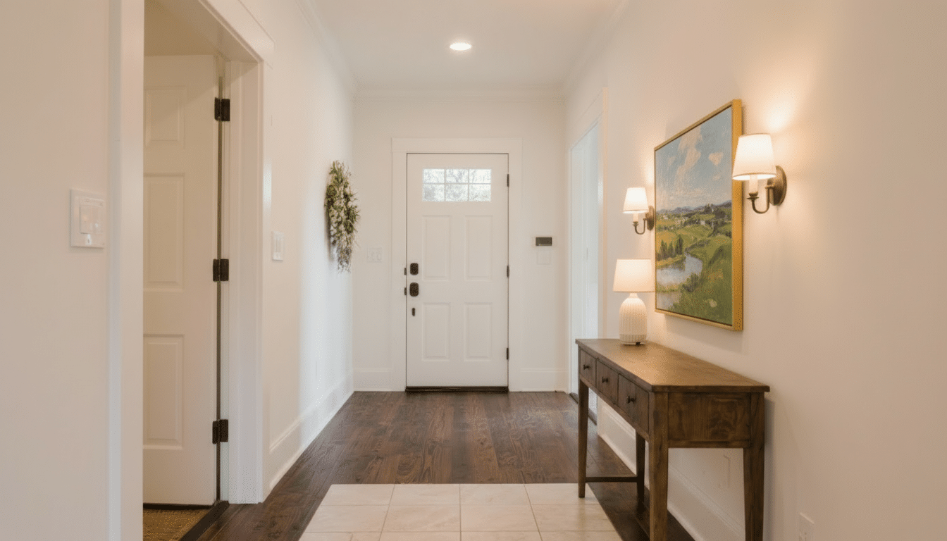 entryway that makes a quiet statement