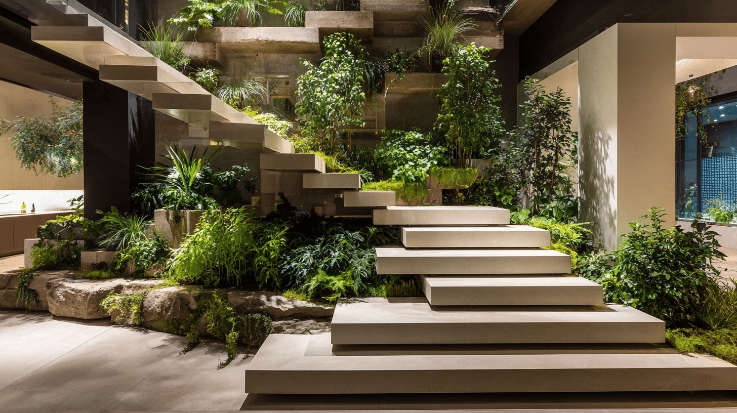 indoor-garden-staircase