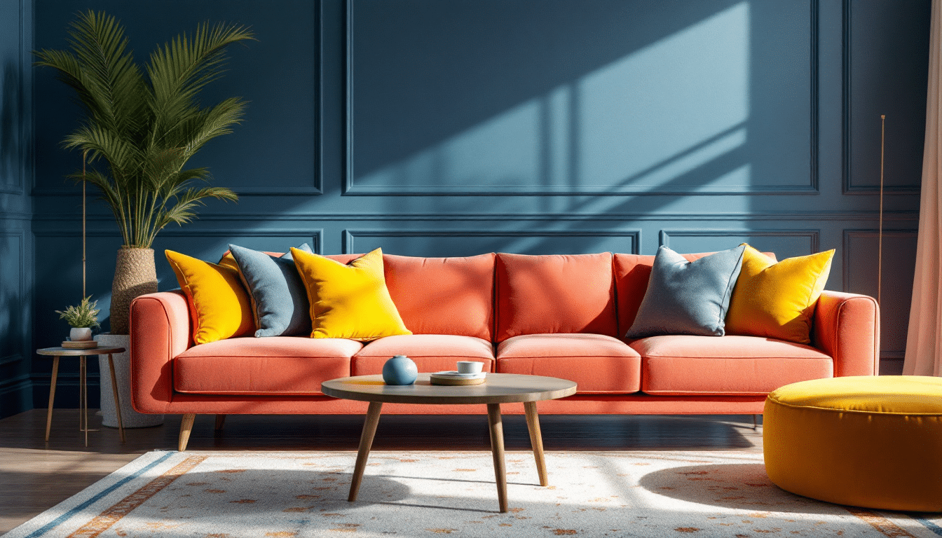 living room split colors