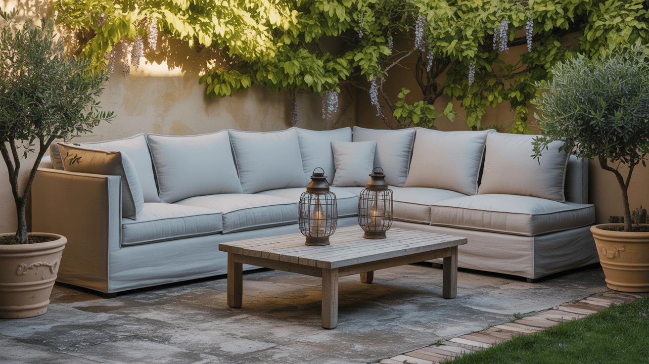 sectional sofa for corner patios
