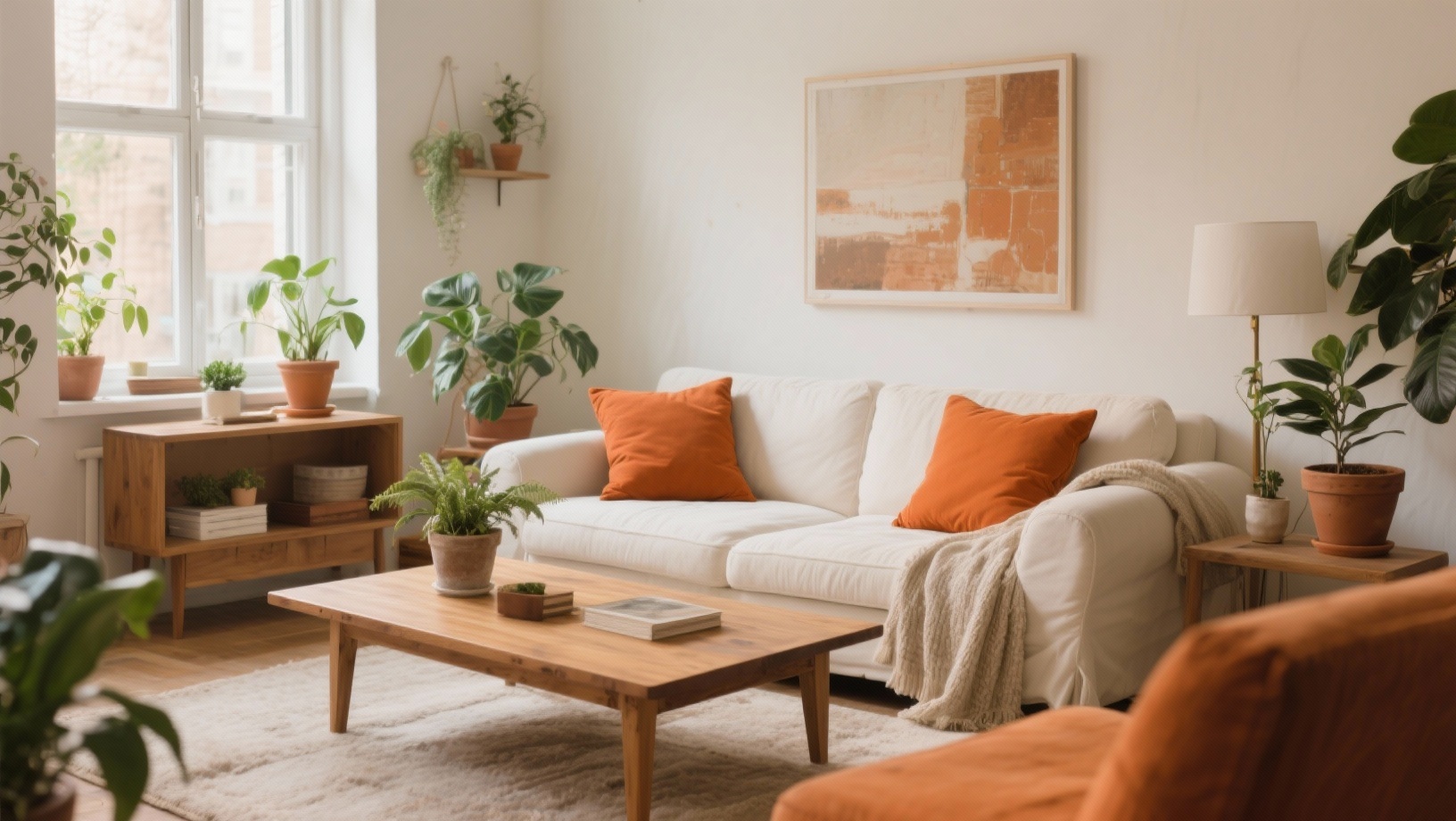 terracotta and ivory