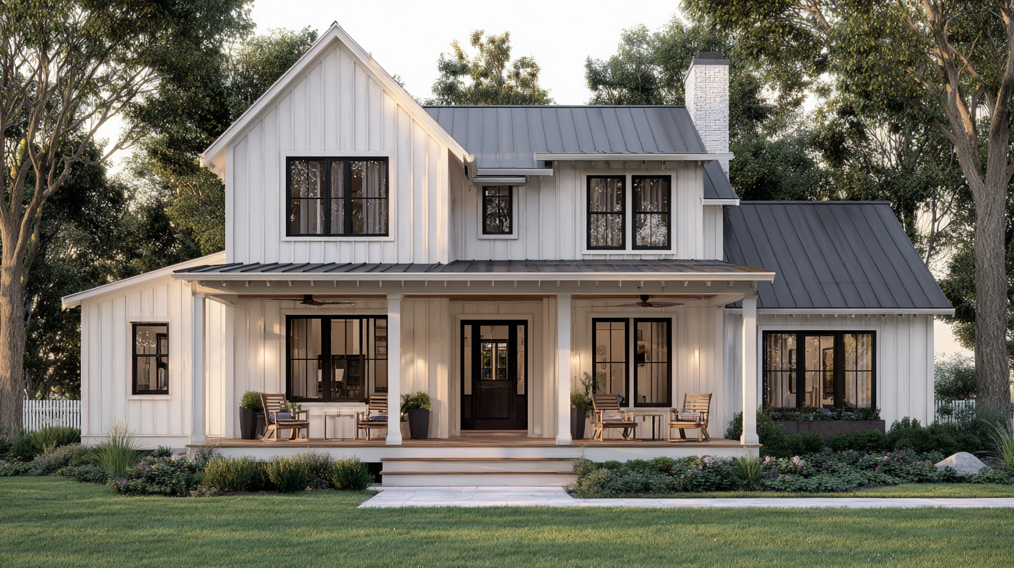 white board and batten with black windows