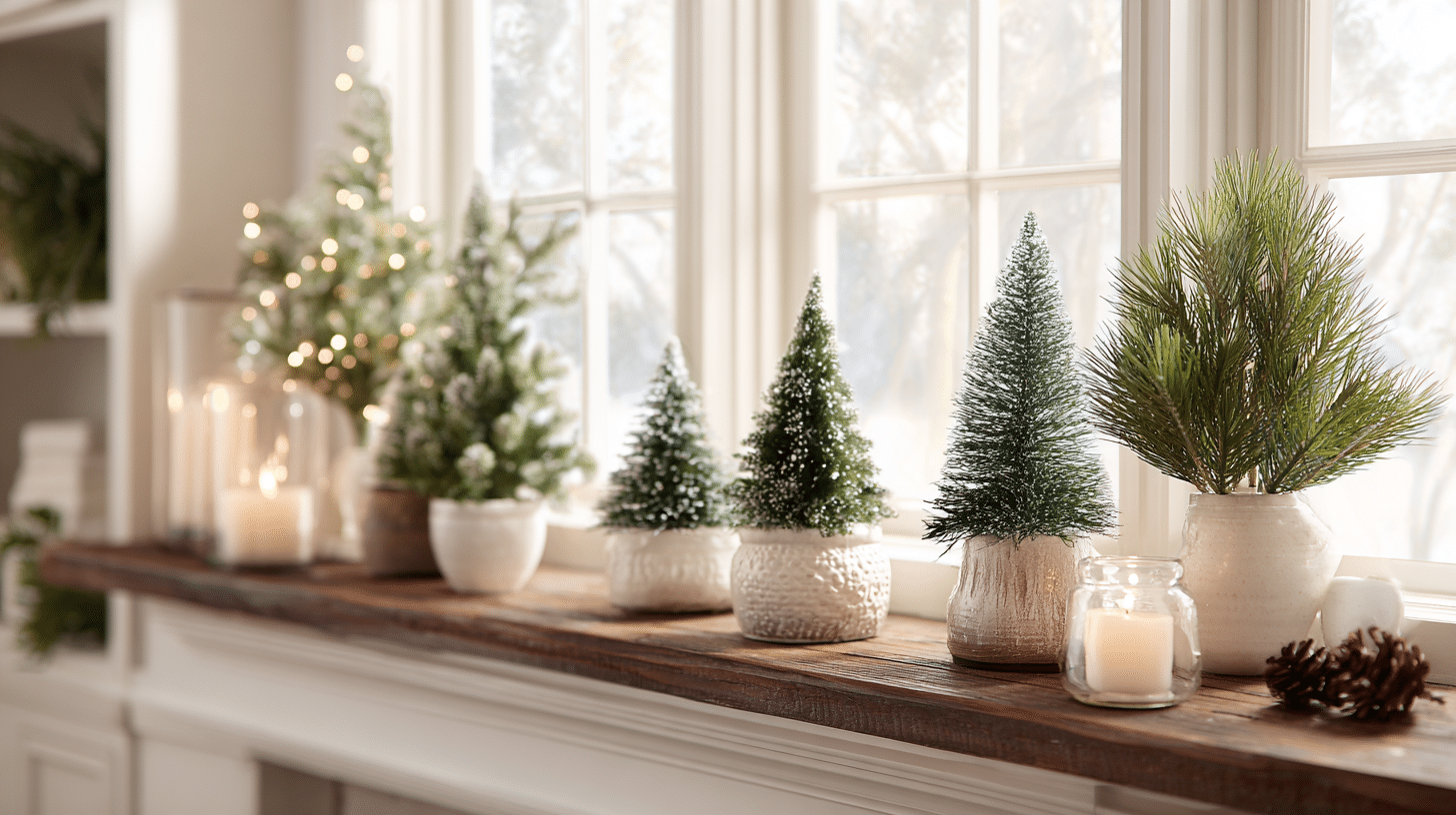 12 add small evergreens without ribbons