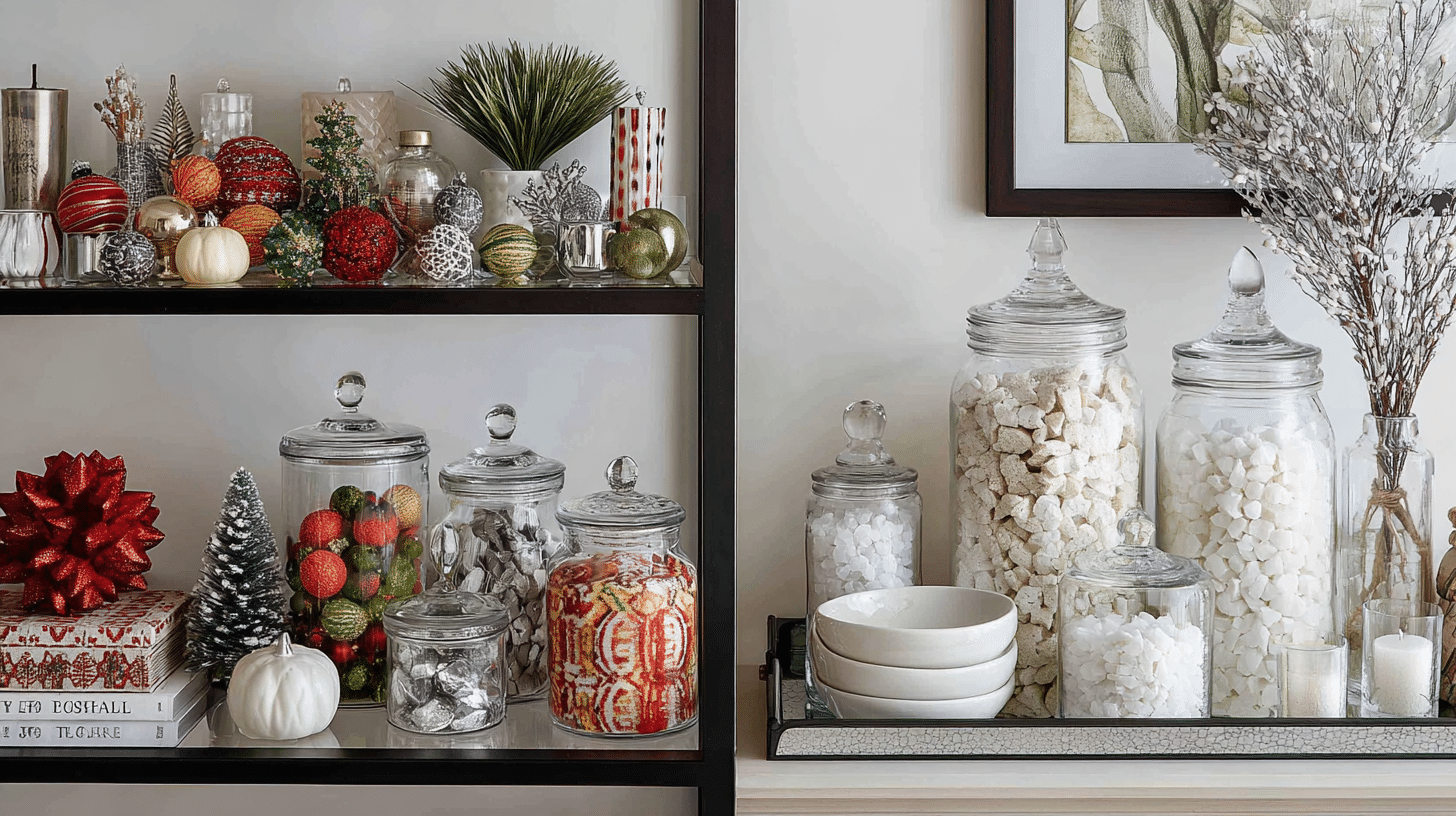 3 use clear or white items for a clean winter look