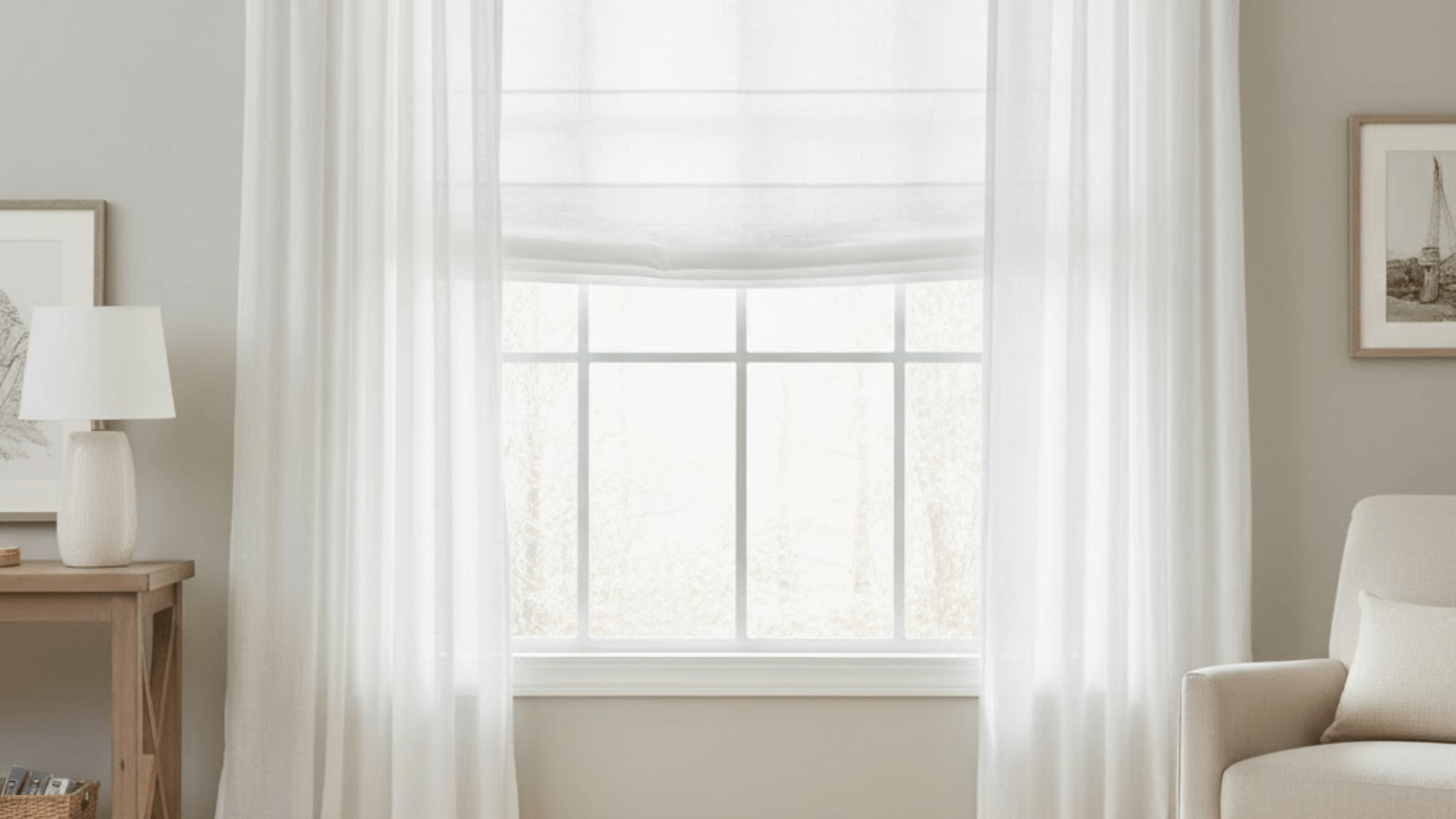 aesthetic curtain designs for living room