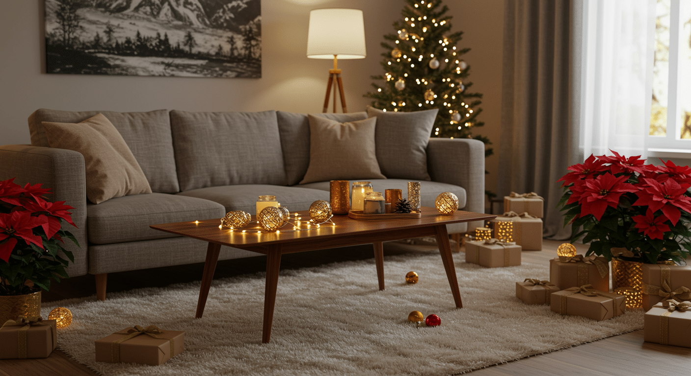 Area Rug in Warm Tones