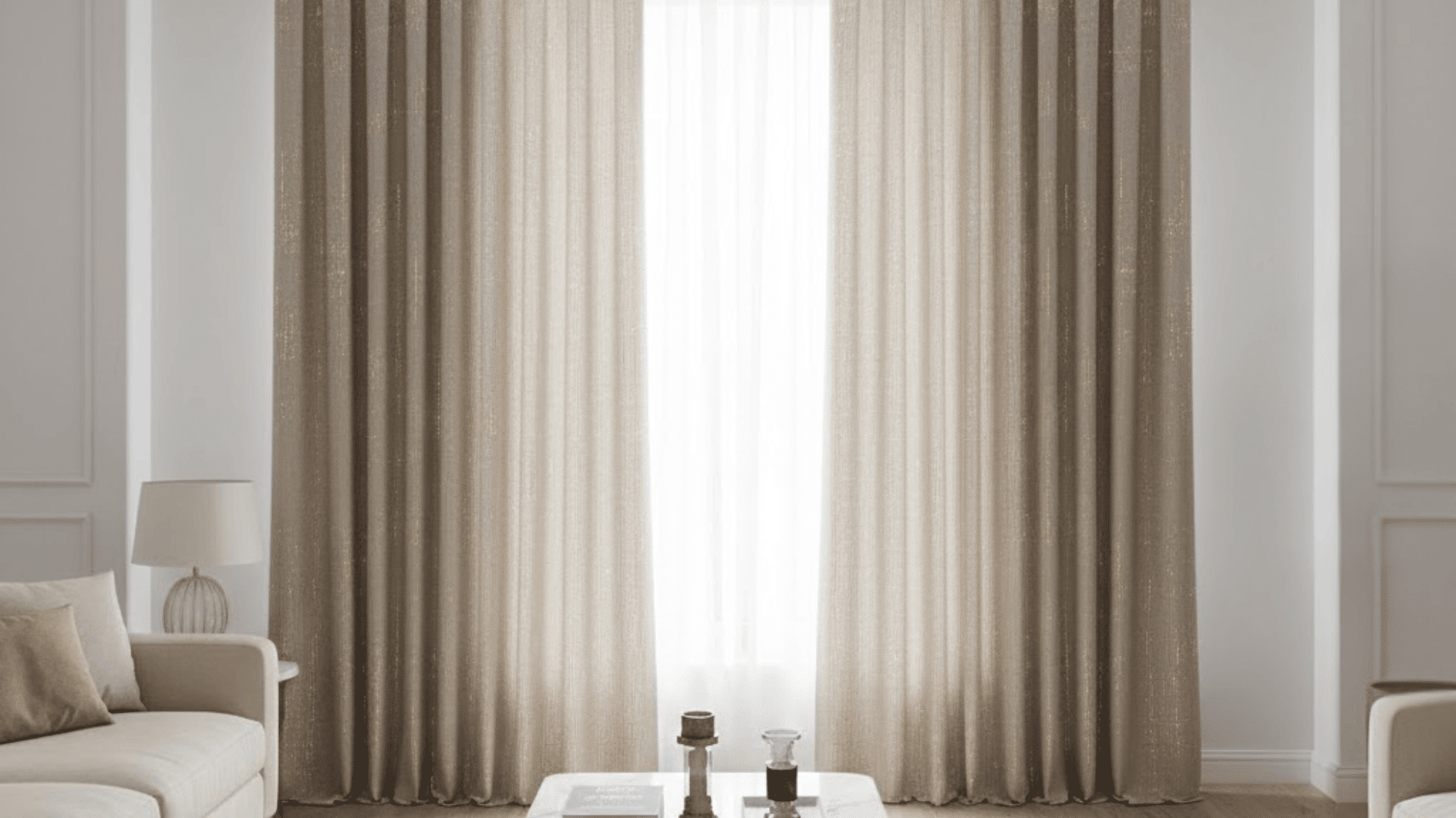 blackout light gray curtains