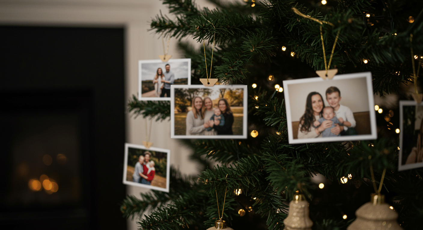 family photo ornaments