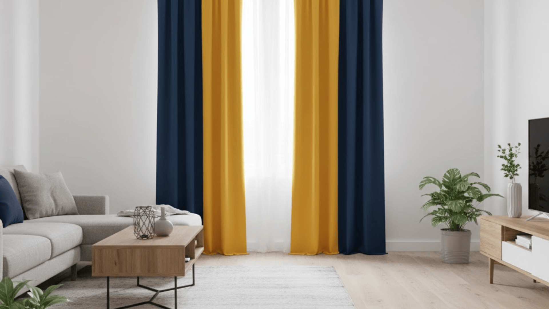 living room curtain ideas modern