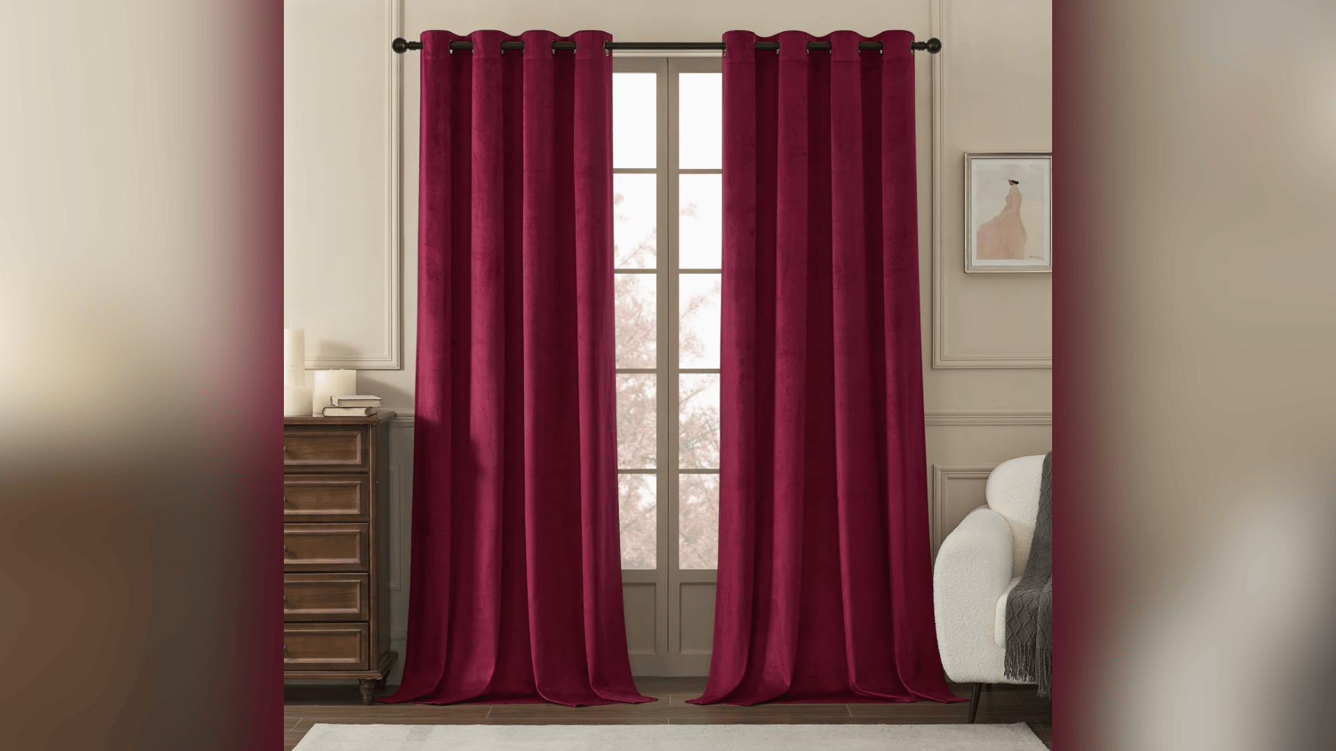 wayfair living room curtain