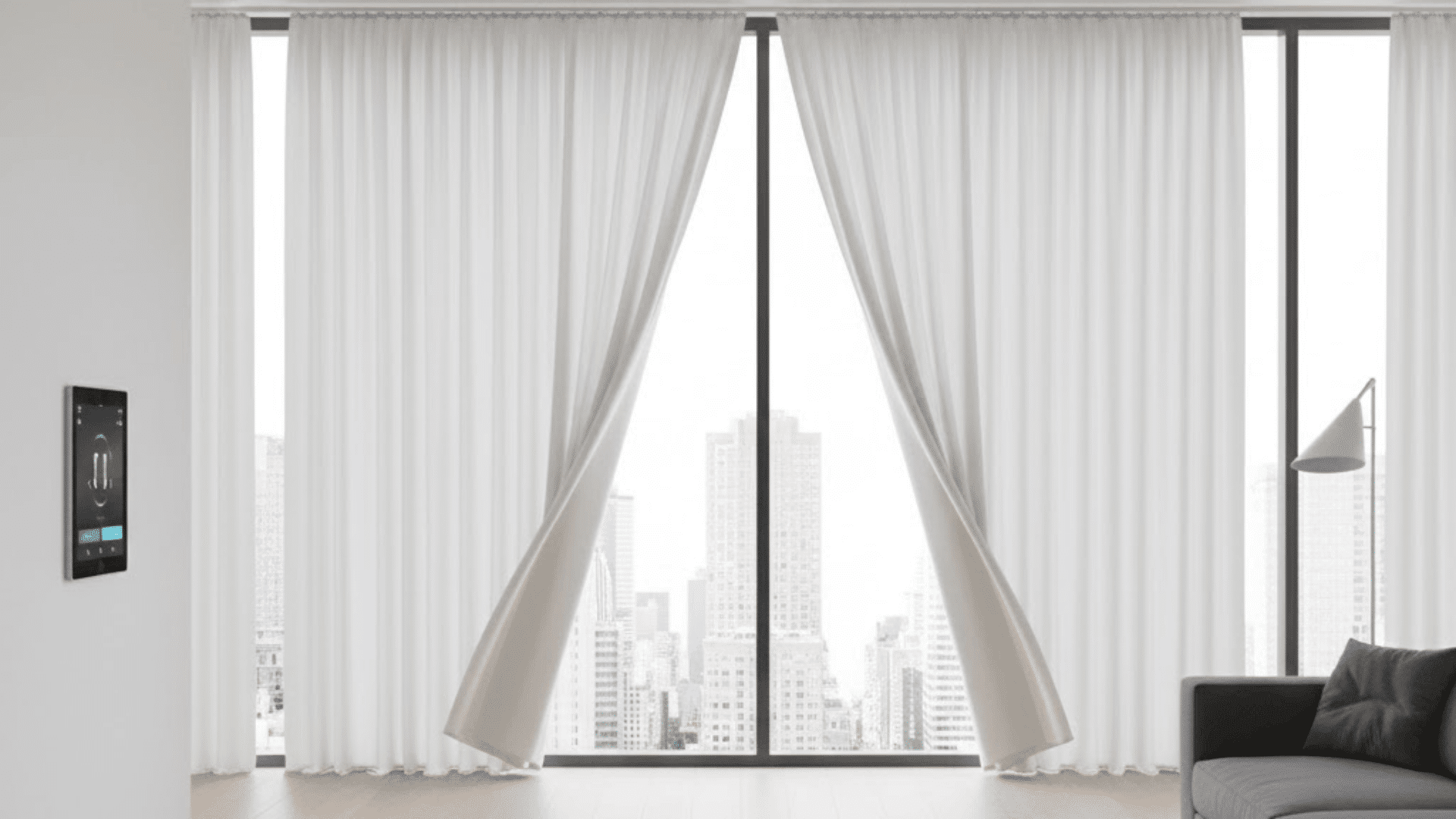 white walls living room curtain ideas