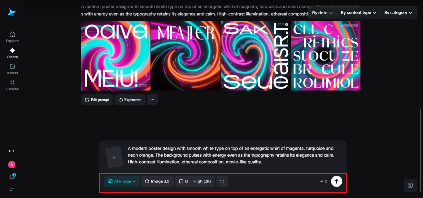 Step 2: Adjust Parameters and Generate