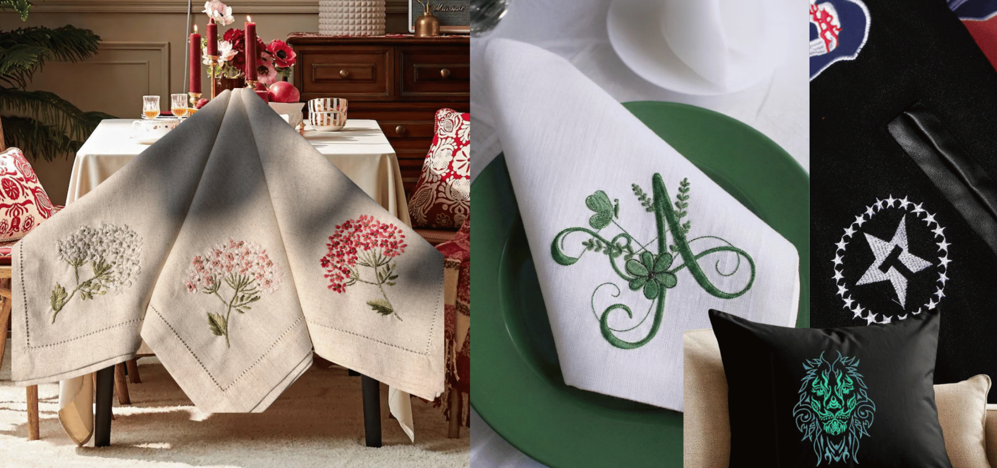 Linen For Cushions And Table Runners