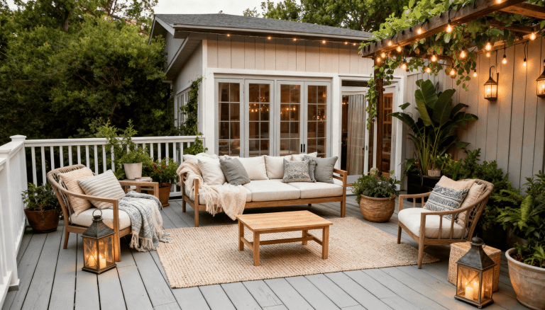 23 Stylish Deck Furniture Layouts for Every Space - The Painted Hinge
