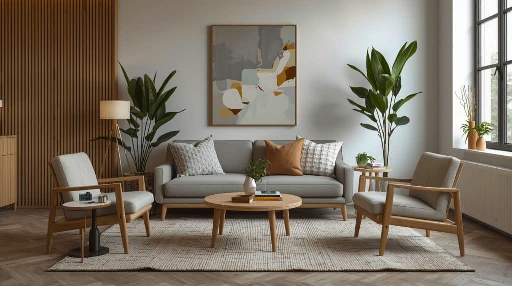 Two Sofas or a Sofa and Two Armchairs: Which Furniture Layout is Better for a Modern Living Room?