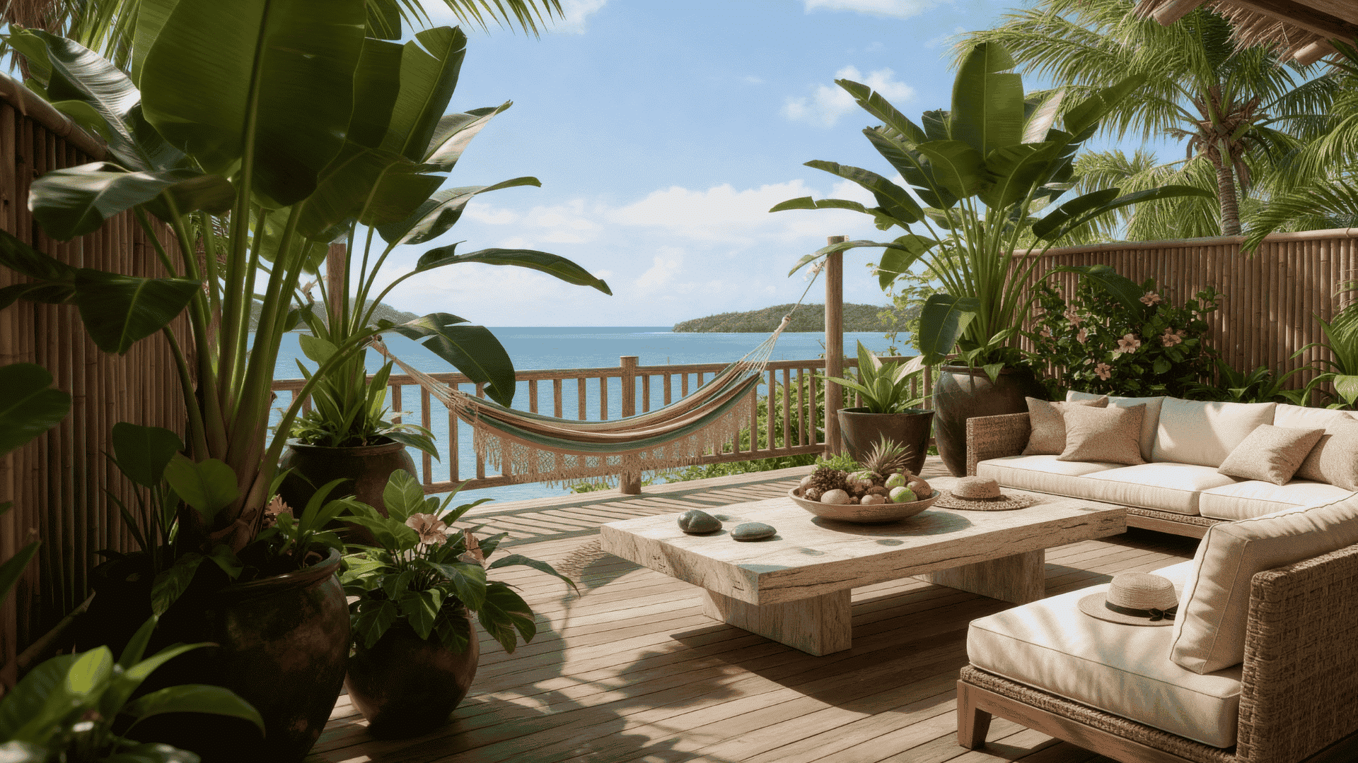 tropical resort layout