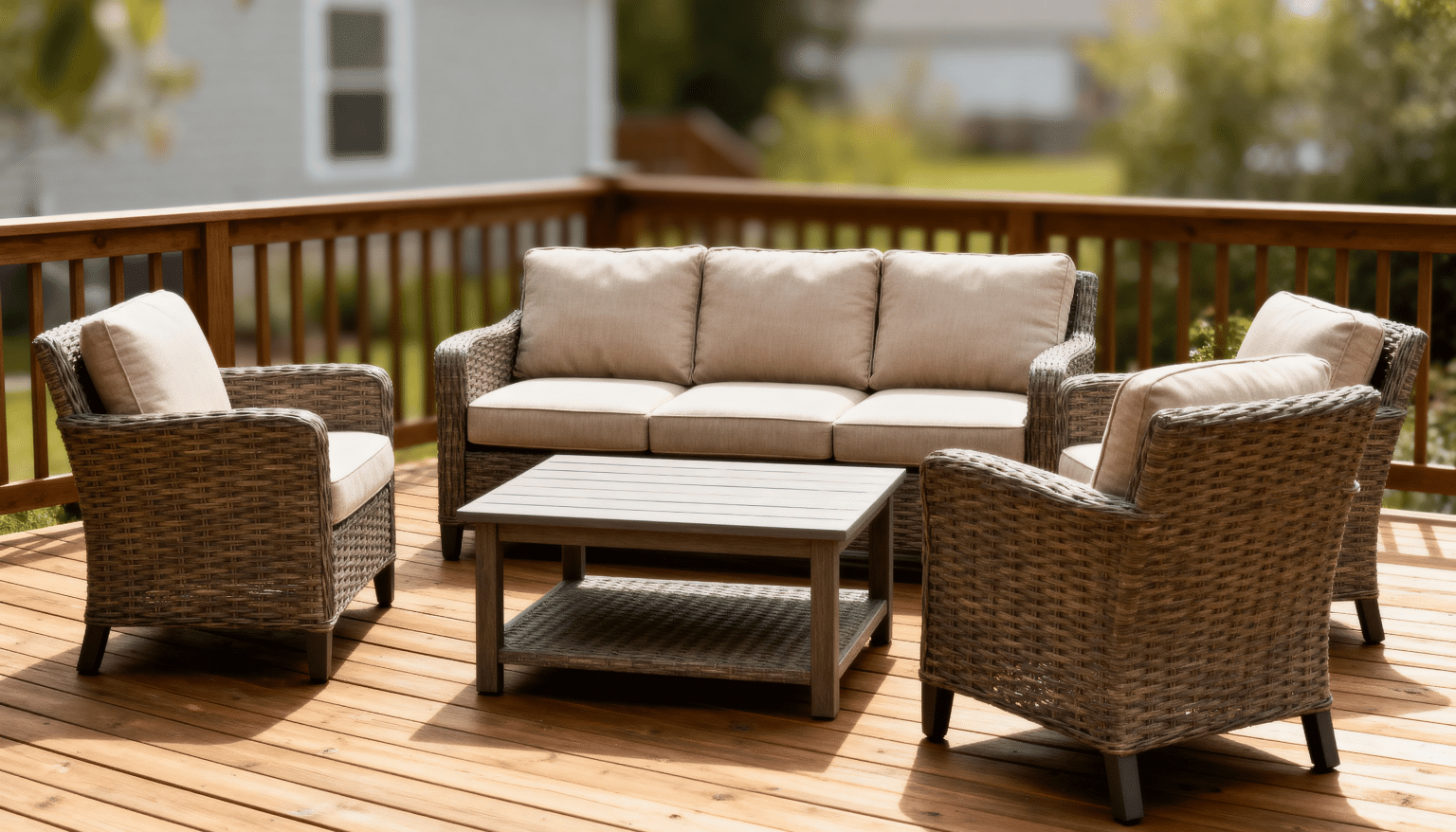 23 Stylish Deck Furniture Layouts for Every Space - The Painted Hinge